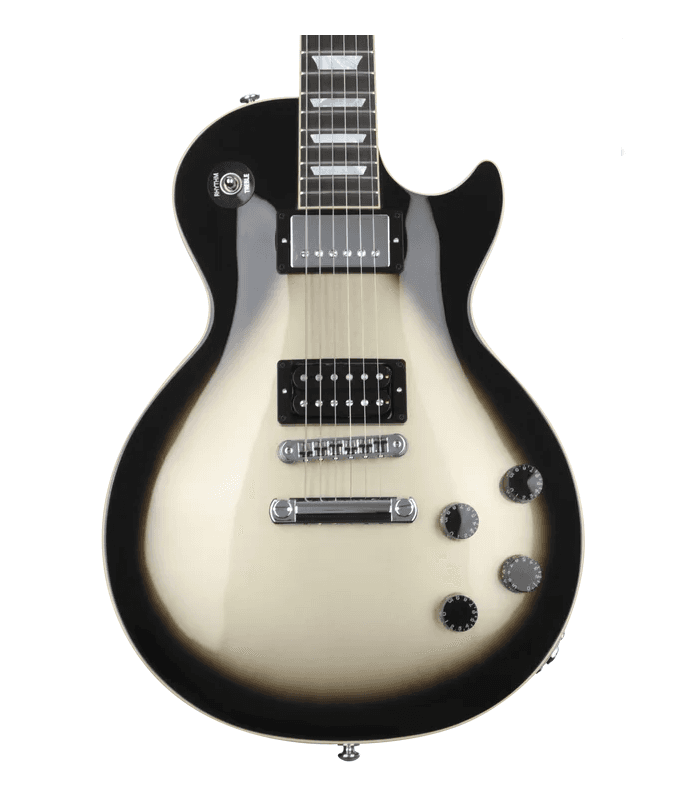 Gibson Les Paul Standard in cherry sunburst.